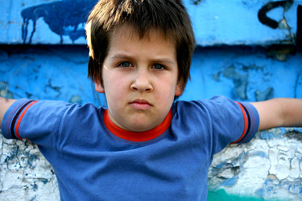 istock Posing of young boy 182151051