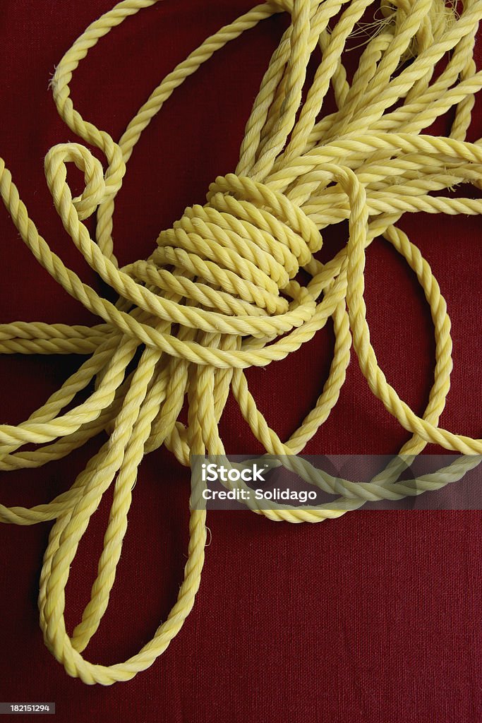 Long Yellow Rope Yellow Rope Stock Photo - Download Image Now - Color Image, Concepts ...
