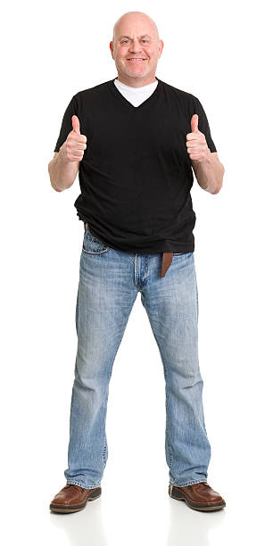 istock Standing Man Gives Two Thumbs Up 182151400