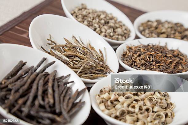 Foto de Vários Tipos De Chá e mais fotos de stock de Alimentação Saudável - Alimentação Saudável, Amontoamento, Antioxidante