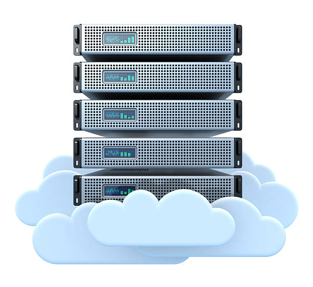 Cloud server stock photo