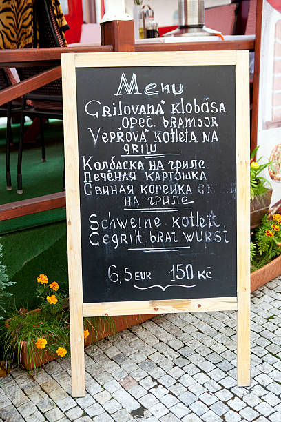 istock Russian Menu in Czech Republic 182152440