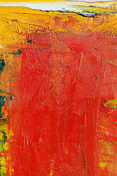 istock Abstract painted red  and yellow art backgrounds. 182152821