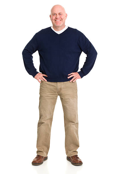 istock Happy Mature Man Standing Portrait 182153249