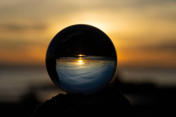 istock Lens Ball and Sunset 1821539391