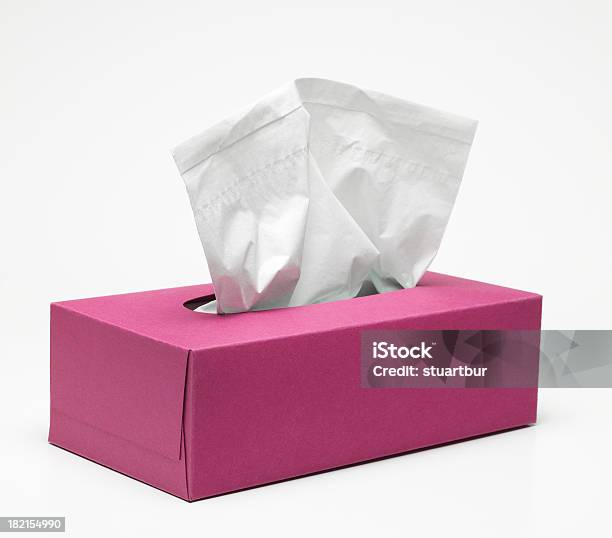 Tissue Box Stock Photo - Download Image Now - Facial Tissue, Box - Container, Clipping Path