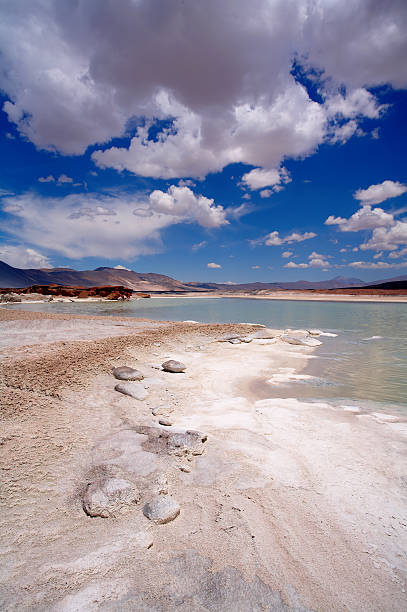 istock Salt lake, Salar de Altiplano - Atacama, Chile 182155257