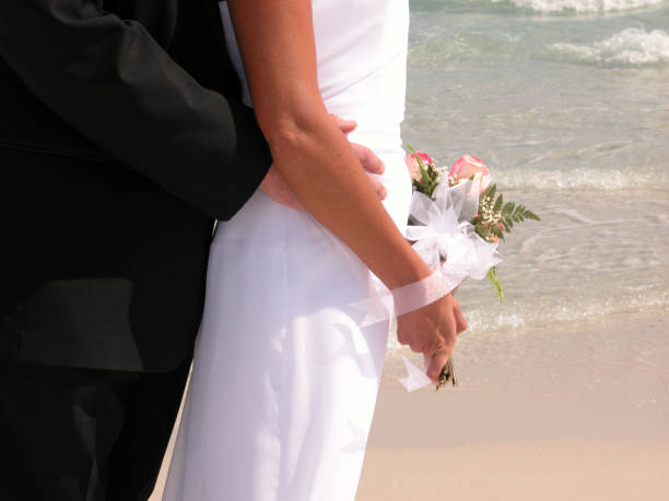 istock Bride Groom Wedding at Beach 182155738