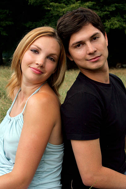 istock Sweet Couple in the Park 182155742