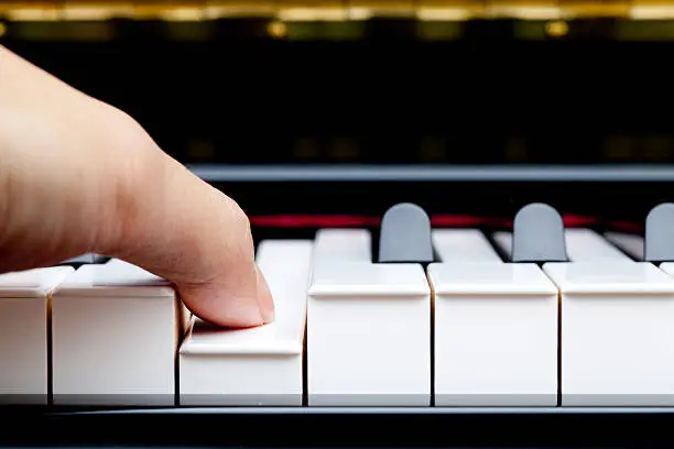 Photo of Finger on piano