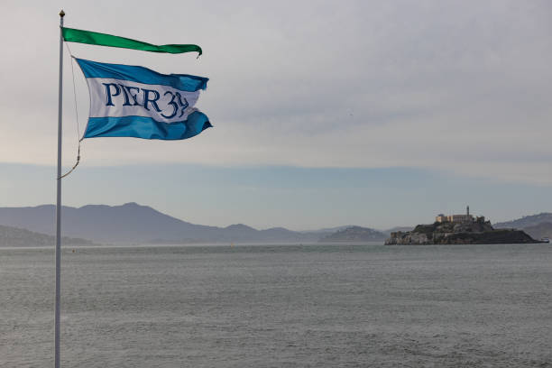 Pier 39 San Francisco California and Alcatraz Prison April 2023