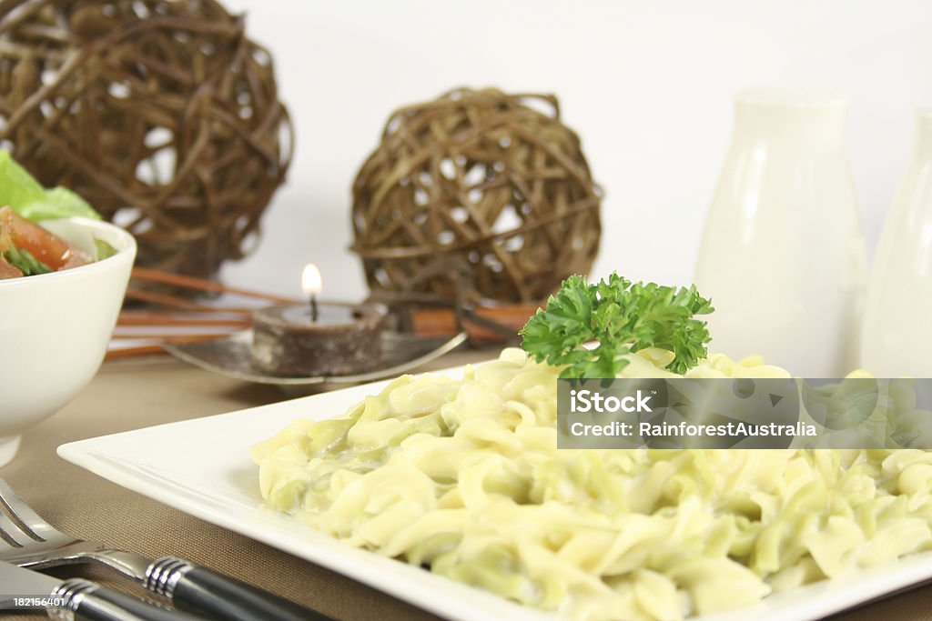 pasta Pasta in a dinner setting.  Visit the Bolognese Sauce Stock Photo