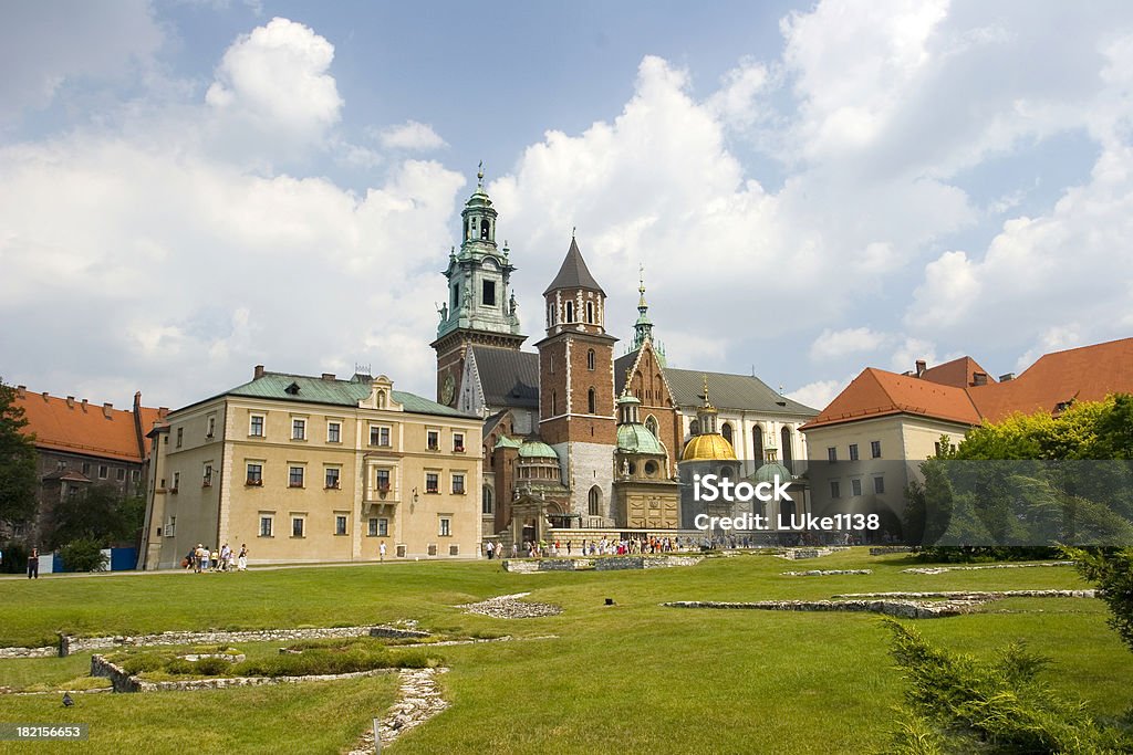 Wawel Cathedral "Wawel Cathedral, Cracow, Poland." Beige Stock Photo
