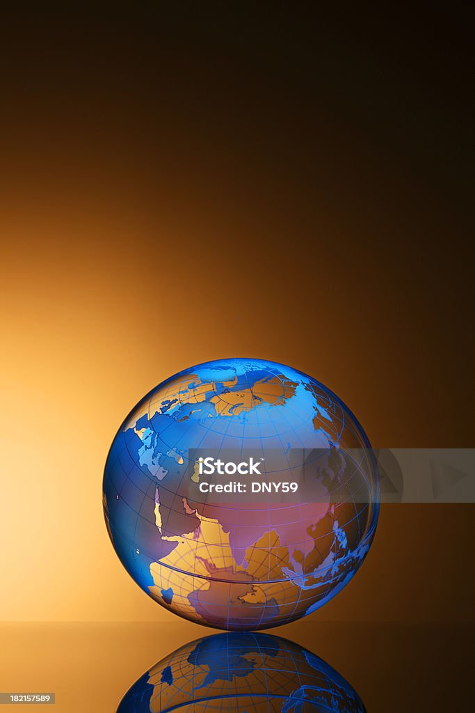 Globo in Europa e Asia - Foto stock royalty-free di Affari internazionali