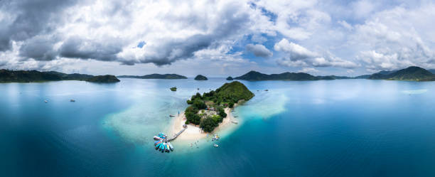 istock Mandeh tourism area in West Sumatra, Indonesia. 1821577123