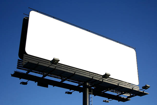 istock Blank billboard on cloudy sky, just add your text 182157750