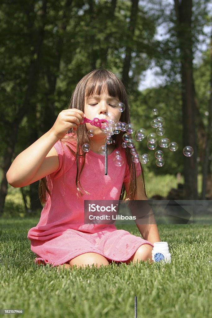 Soplando burbujas serie - Foto de stock de Burbuja libre de derechos