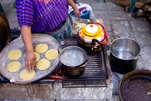 istock Woman making Tortillas 182157983