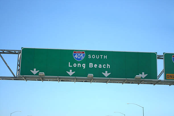 istock The 405 freeway towards Long Beach, California. 182158177