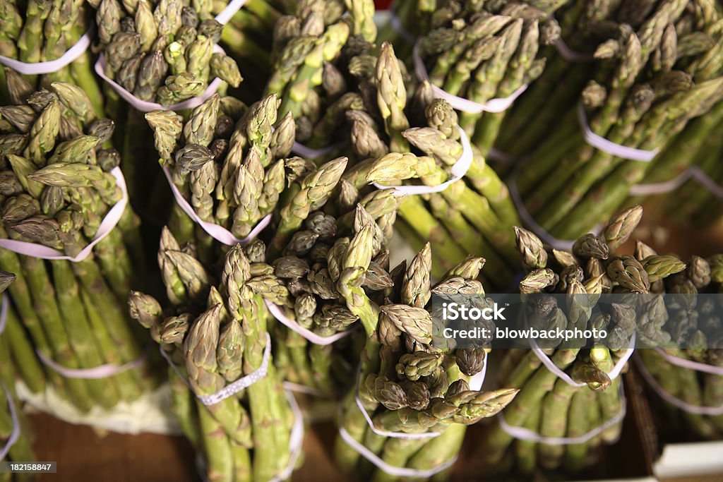 Agricultores Mercado: Espargo - Royalty-free Amarrado Foto de stock