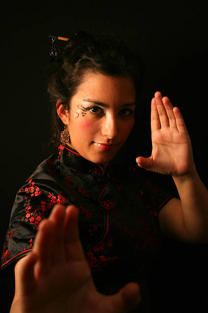istock Japanese Woman Fighting 182158860