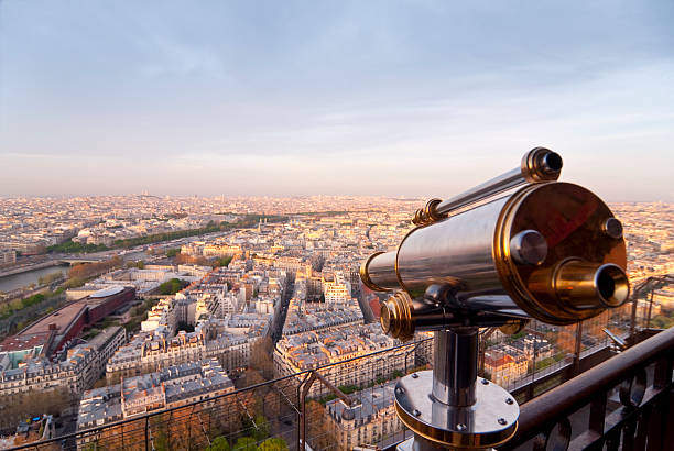 Paris - Sightseeing Telescope stock photo