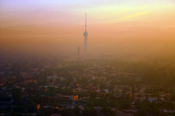 Baghdad alba - foto stock