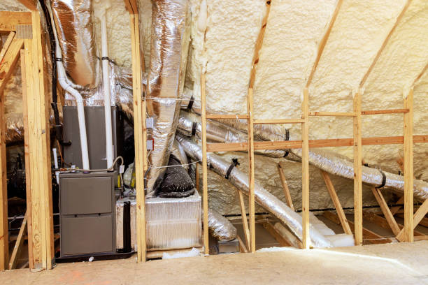 istock Installation of a new gas heating and air conditioning system 1821594179
