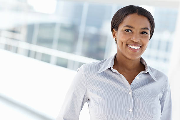 istock Business woman smiling 182159722