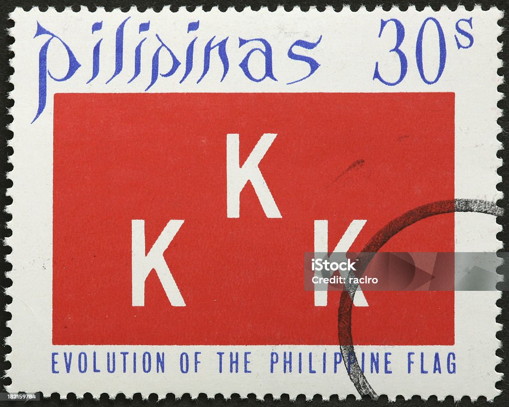 Stary Flaga filipińskie z trzech Ks - Zbiór zdjęć royalty-free (Bez ludzi)