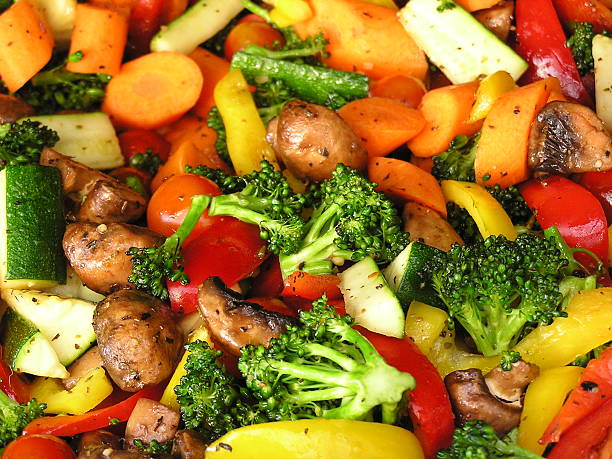 malvaviscos verduras en la parrilla - roasted vegetable fotografías e imágenes de stock