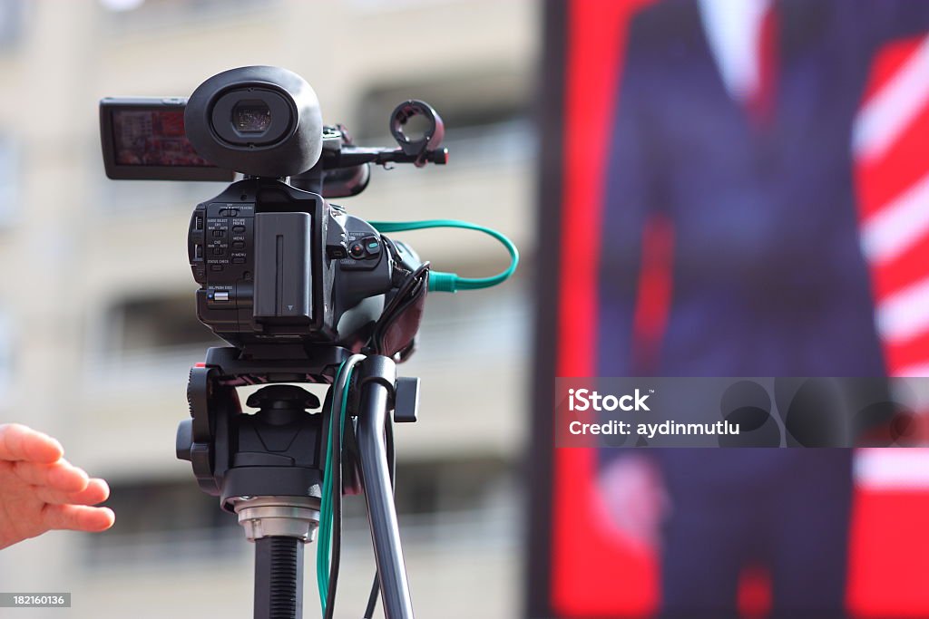 Cámara cinematográfica - Foto de stock de Industria televisiva libre de derechos