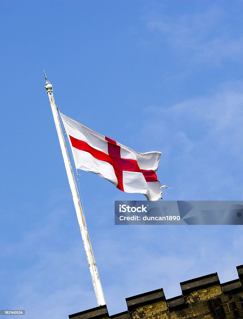 English Flag The Saint George flag of England Flag Stock Photo