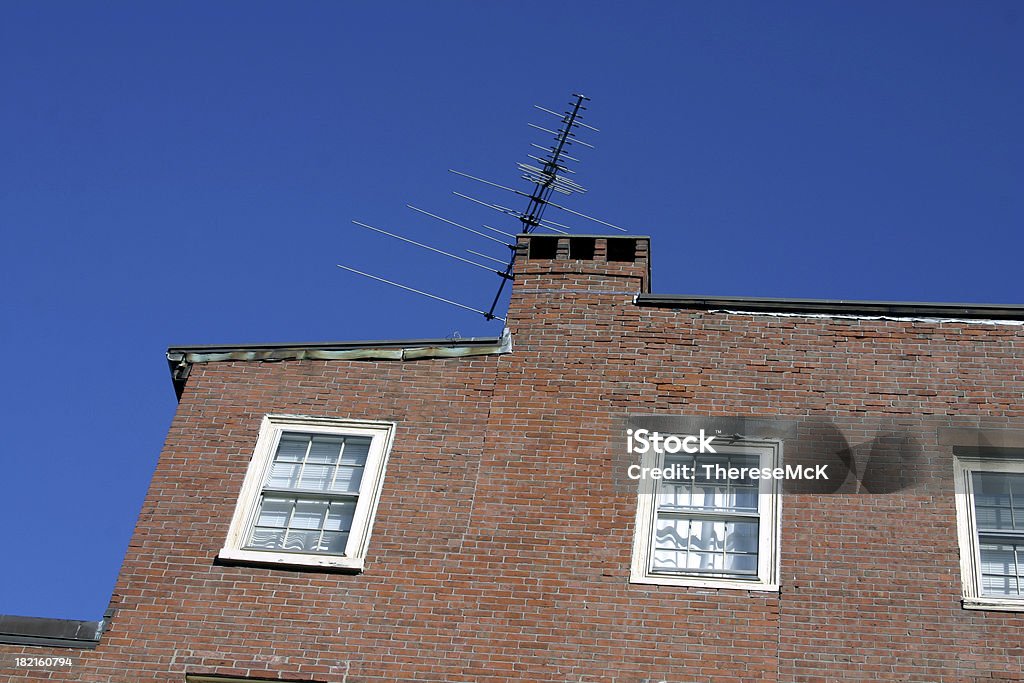 Old antenas - Foto de stock de Analógico libre de derechos