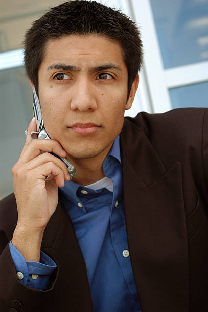 istock Businessman Deep in Thought on Phone 182162081