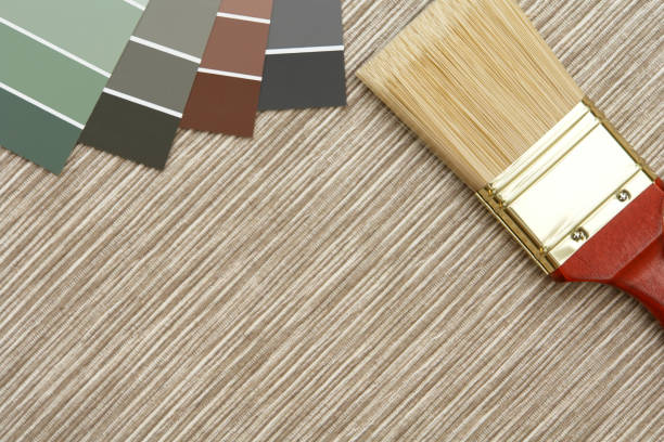 istock Paint brush and sample colors 182162296
