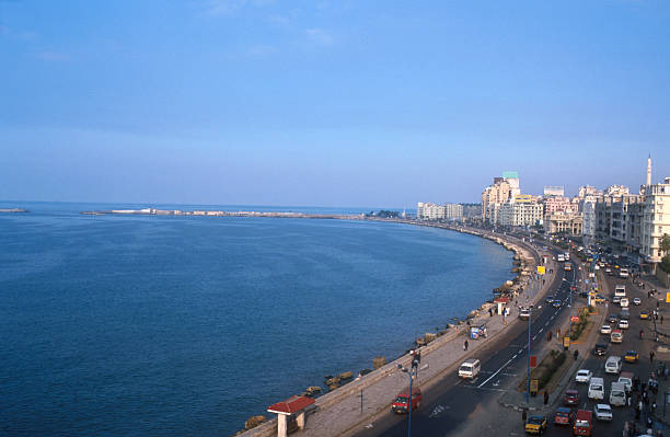 Alexandria skyline stock photo