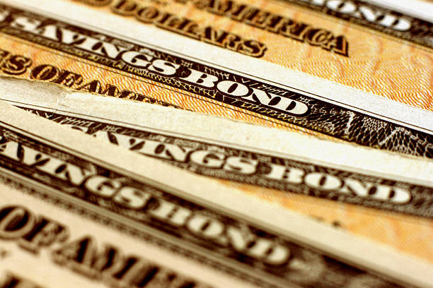 istock United States Treasury (EE Savings) Bond - Horizontal Close-Up 182162442