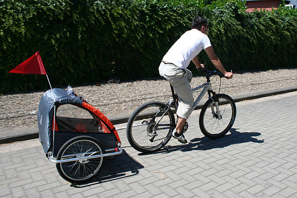 biketrailer stock photo