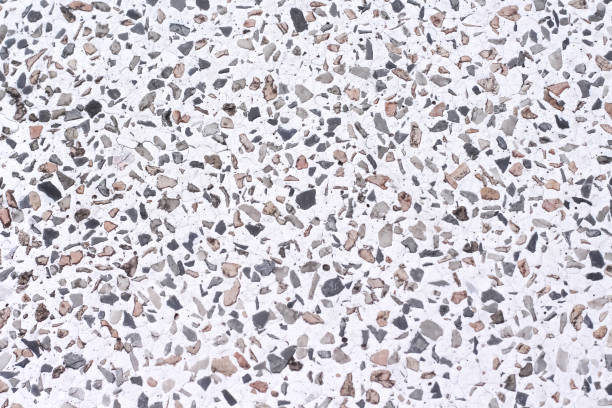 istock Terrazzo seamless texture or small marble patterns black brown white floor background 1821628871