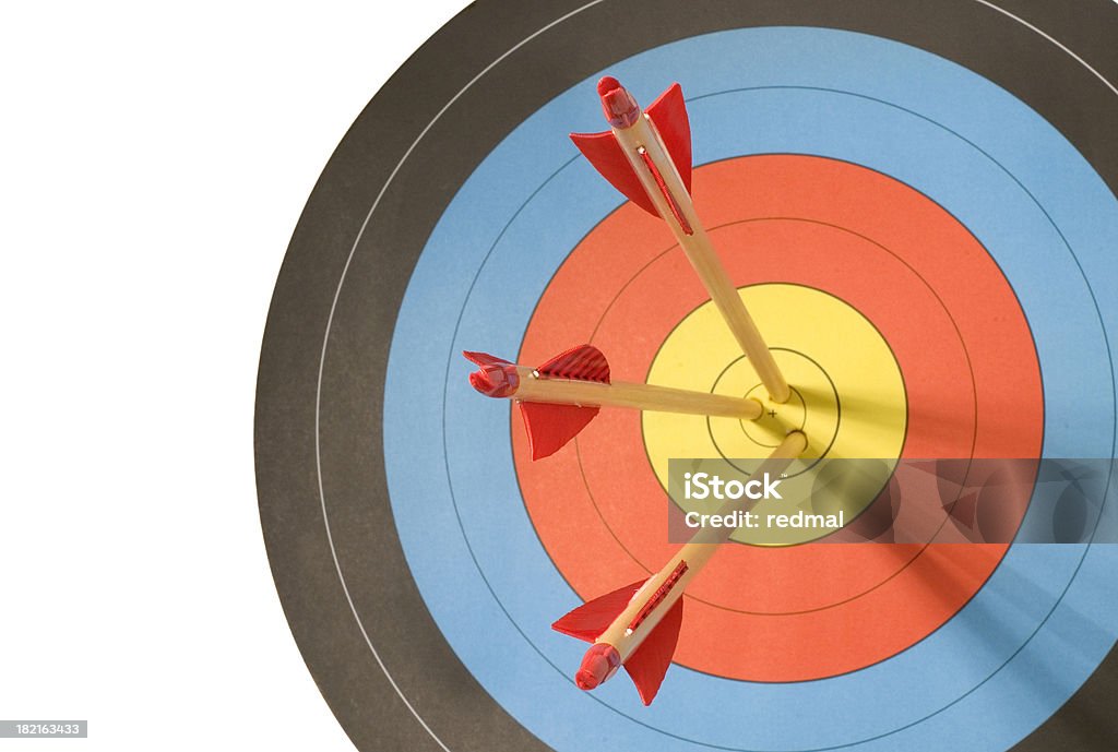 bullseye - Foto de stock de Flecha royalty-free