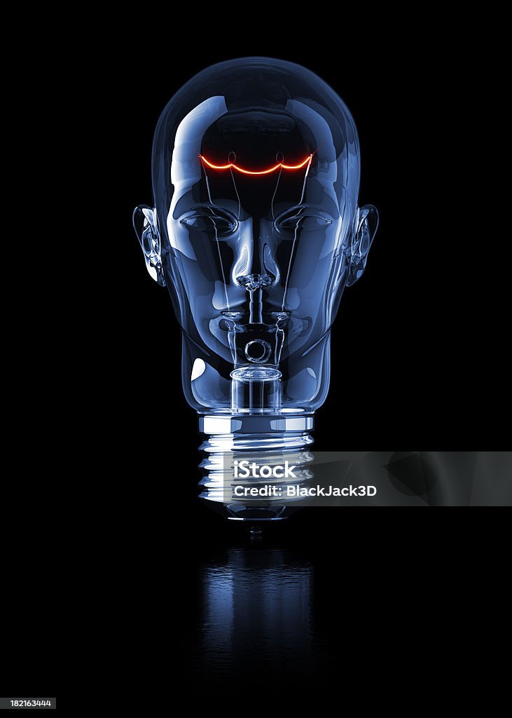 電球のヘッド - 3Dのロイヤリティフリーストックフォト