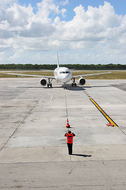 istock Taxiing Aircraft 182163542