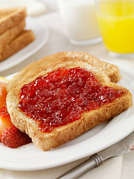 istock Strawberry Jam on Toast 182163714