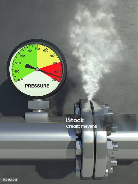 압력 게이지 정신적 스트레스에 대한 스톡 사진 및 기타 이미지 - 정신적 스트레스, 물리적 압력, 가스 유출