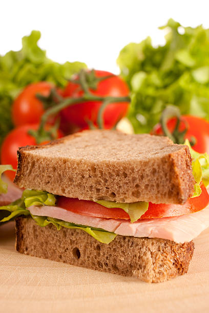 istock Freshly made healthy sandwich. 182164524
