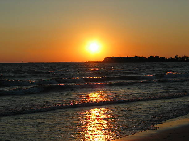 Cтоковое фото Пляж на закате
