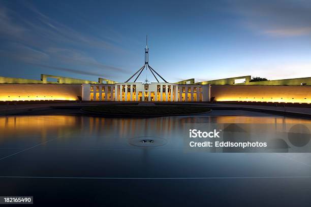 Parliament House Canberra Bei Sonnenuntergang Stockfoto und mehr Bilder von Parlamentsgebäude - Canberra - Parlamentsgebäude - Canberra, Canberra, Australien