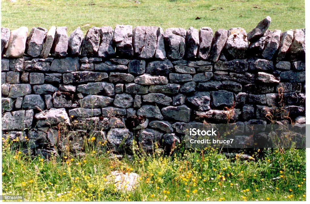Drystone стена - Стоковые фото Malham роялти-фри