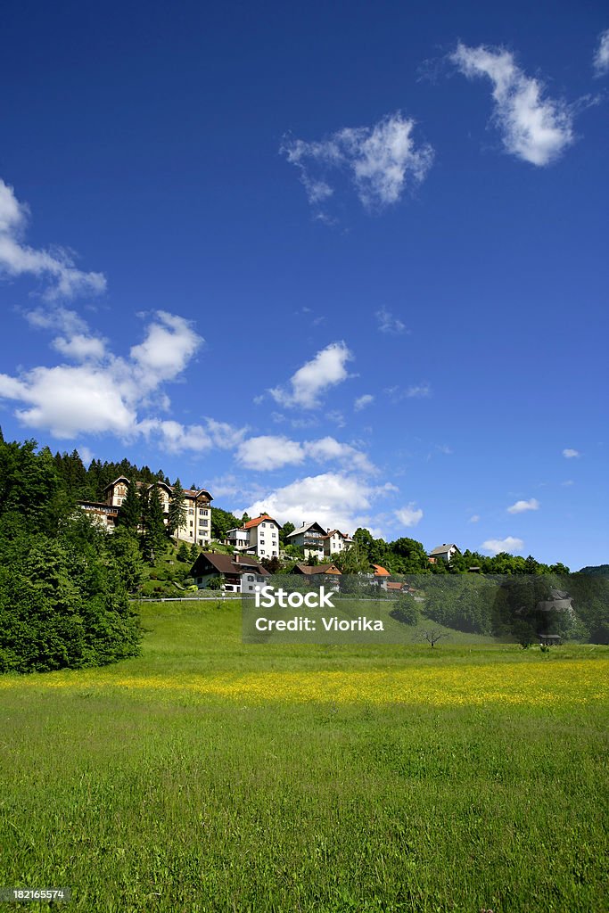 Ski village - Lizenzfrei Alpen Stock-Foto